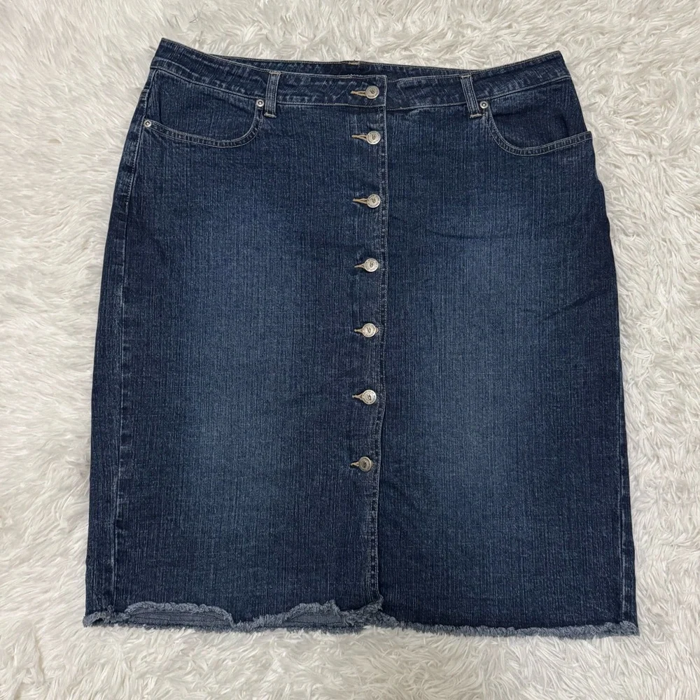 Venezia Blue Skirt Knee-Length Casual